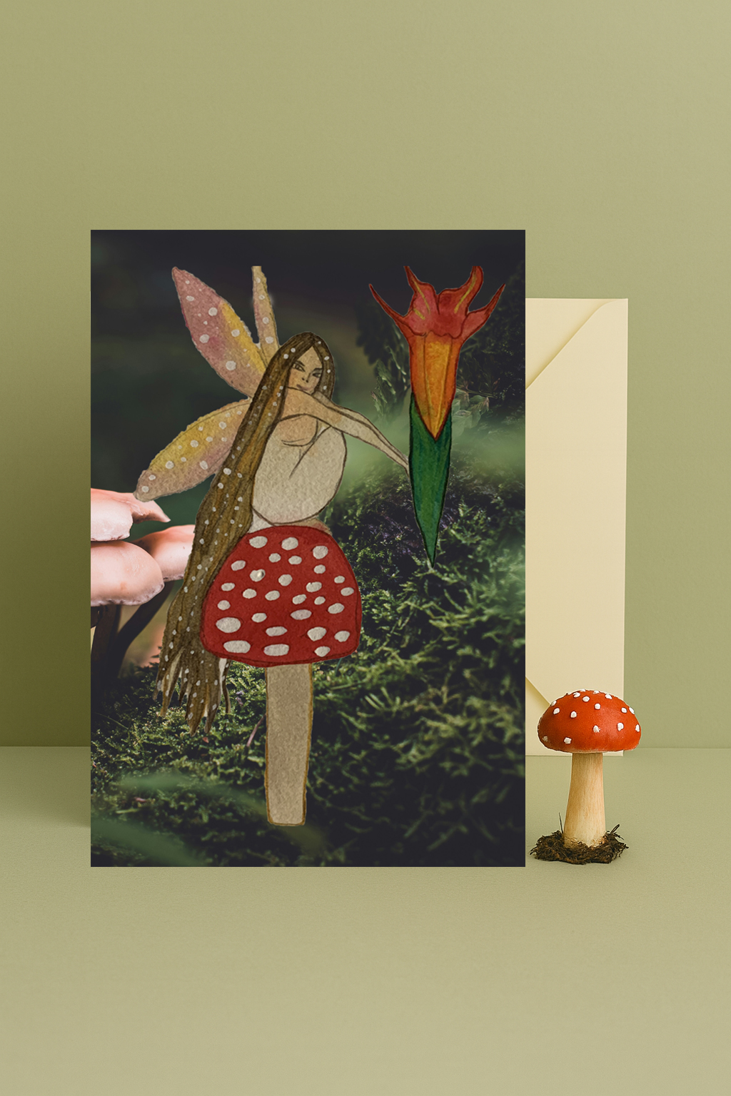 Amanita Muscaria Greeting Card
